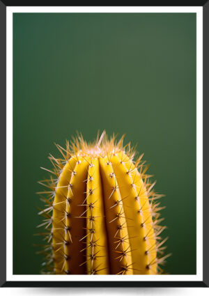 plakat med gul kaktus